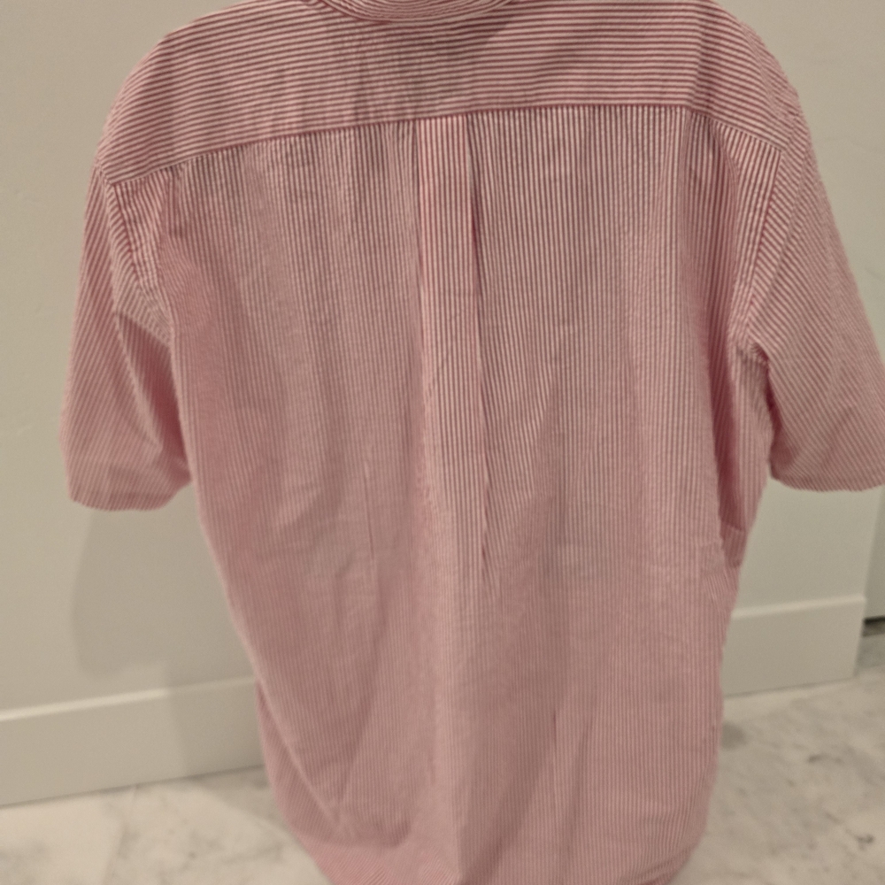 Men's Red Striped Shirt - Picture 3 of 3